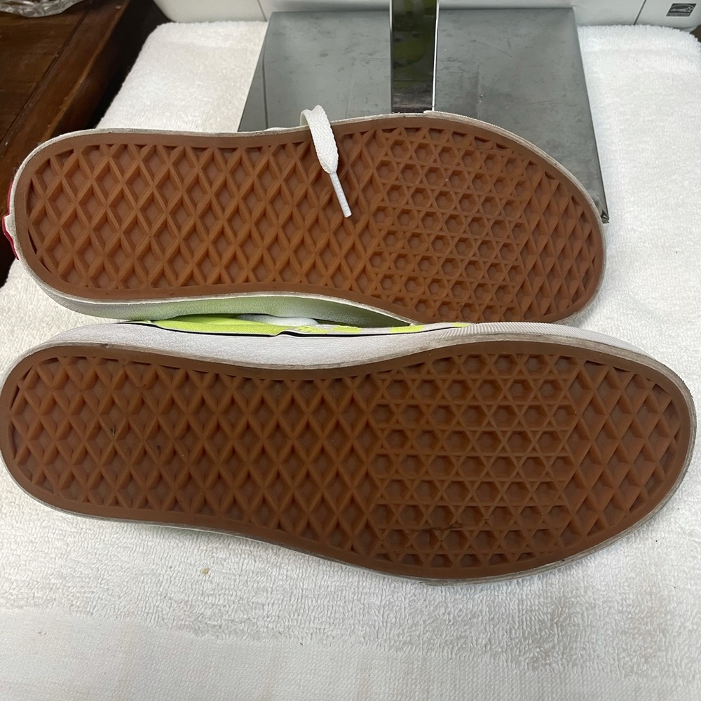 Vans Lime Checkerboards - Picture 6 of 7